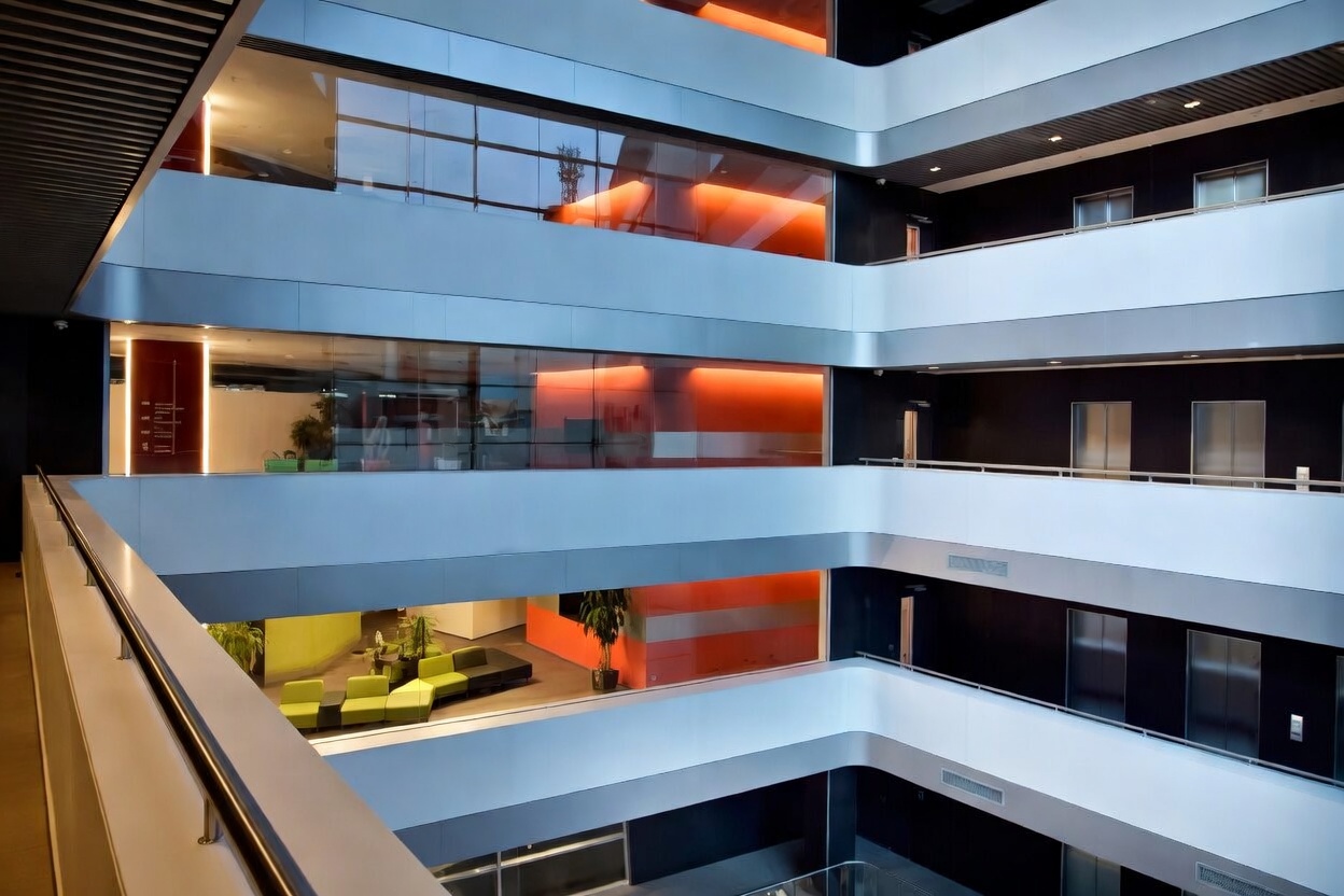 Angyalföldi irodaház fitout - tűzjelző rendszer átépítés